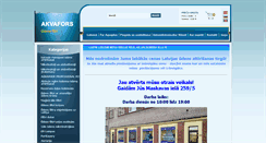 Desktop Screenshot of akvafors.lv